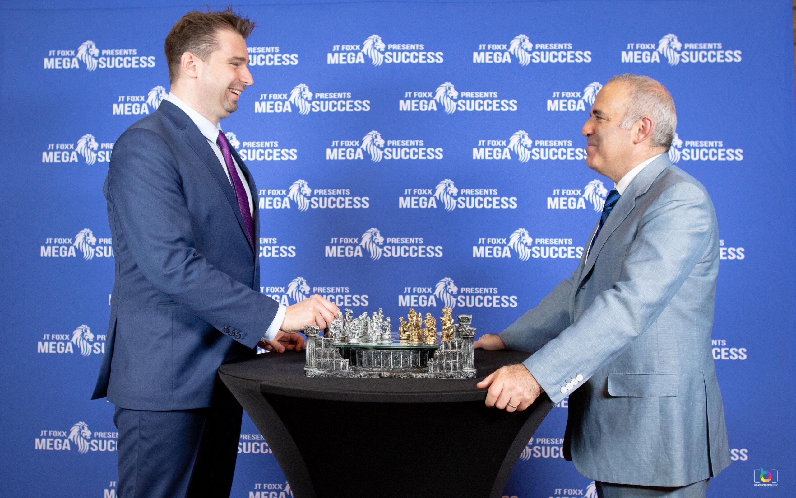 Björn Heede und Gary Kasparov